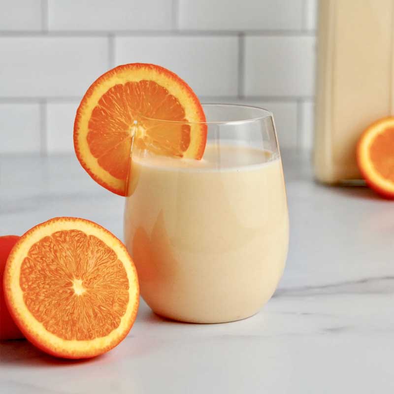 Imbirowo - Pomarańczowe Mleko z Orzechów Nerkowca